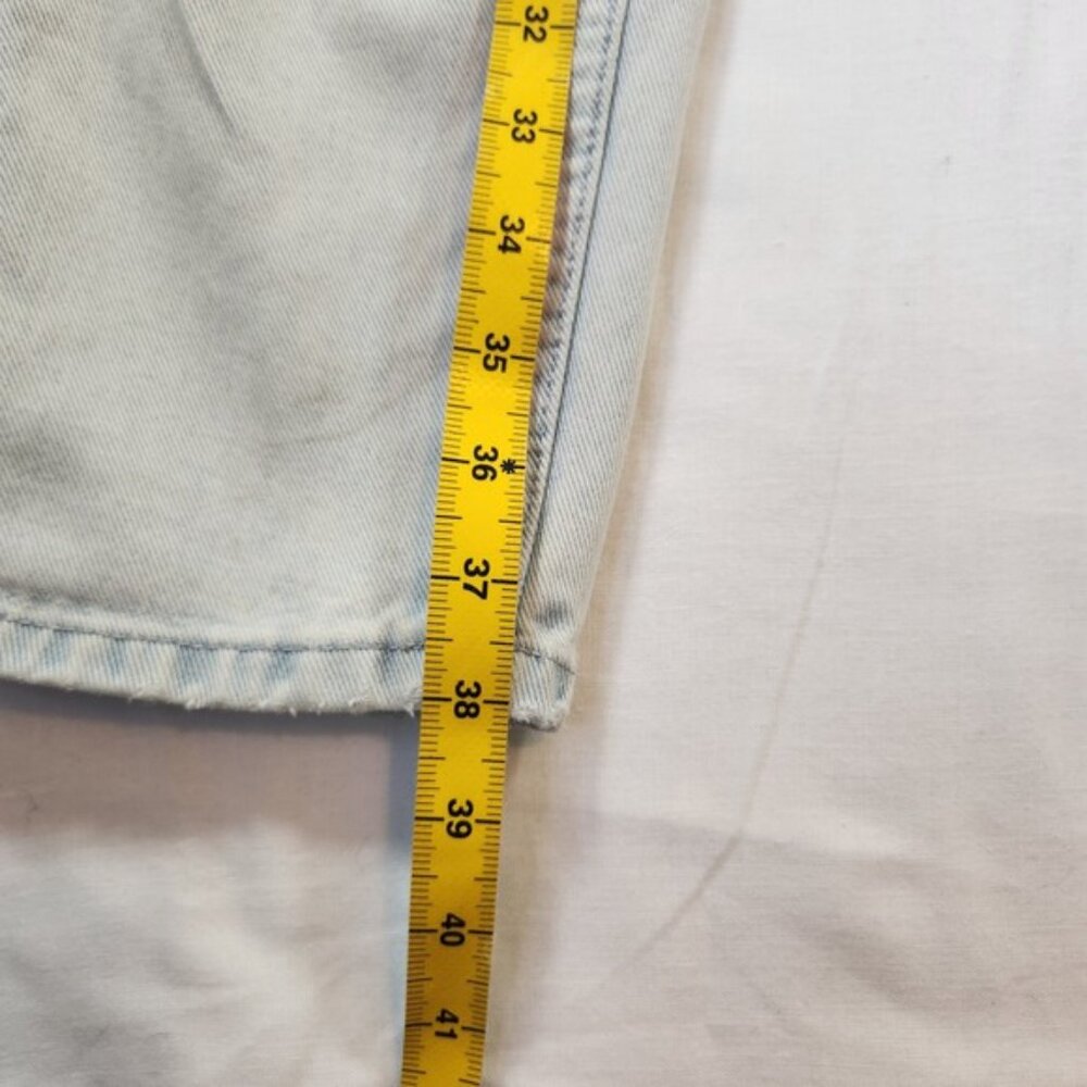Aus Assembly Label Womens High Waist Tapered Leg Jeans Light Acid Wash Size 8 - Picture 5 of 7